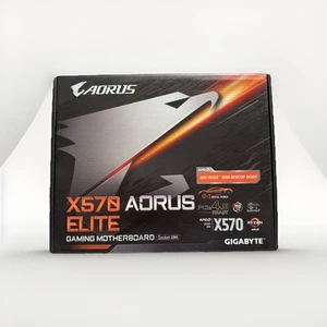 Gigabyte AMD X570 AORUS ELITE ATX Motherboard AMD Ryzen DDR4 - Picture 1 of 5