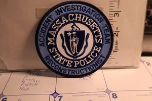 police patch STATE POLICE MASSACHUSETTS ACCIDENT INVESTIGATION TEAM - Picture 1 of 1