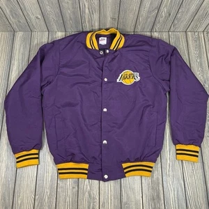 Los Angeles Lakers Nike Vintage Varsity Bomberjacke Unisex Small NBA Snap Up - Bild 1 von 8