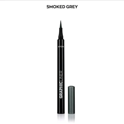 Avon Graphic Liner Liquid Liner Pen - SMOKED GREY - New Stock Clearance Sale - Image 1 of 2
