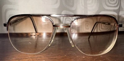 Gafas de aviador vintage con marco blazer Zimco para hombre 54 145 marco marrón Foto 1 de 4