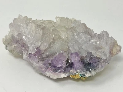 Flower Amethyst + Quartz Natural Crystal Cluster Specimen Protective Sleep Aid - Image 1 of 4