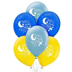 Globos de látex Twinkle Twinkle Little Star - suministros para fiesta de baby shower ~ 15 quilates - Imagen 1 de 6