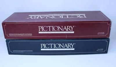 Vintage Pictionary 1985 1st Edition & 1987 2nd Edition -  100% Complete! - Image 1 of 4