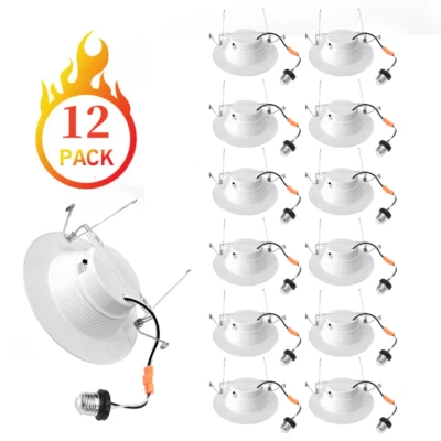 6 Inch LED Recessed Lighting Retrofit with Night Light, 2700K-5000K Selectable - Image 1 of 4