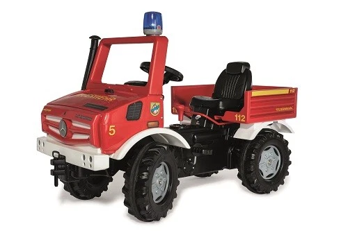 Rolly Toys Unimog Fire Feuerwehr Unimog 038220 NEU Tretauto ab 3 Jahren - Bild 1 von 1