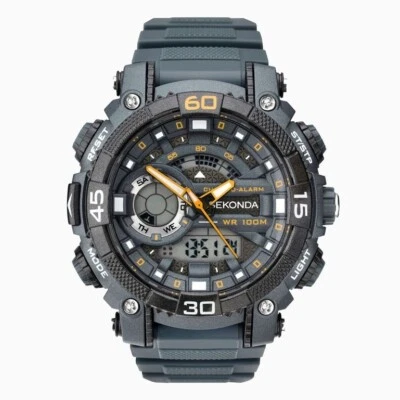 Mens New Sekonda Digital Chrono Alarm EL Light 100m W/Proof Watch 1349 Rp £59.99 - Image 1 of 4