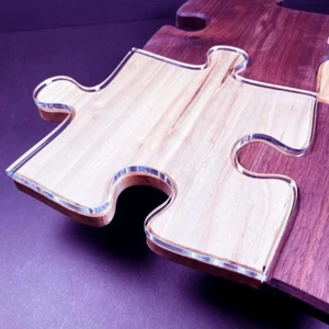 Acrylic Router Template,Puzzle Piece Serving Board Router Template for Charcuter - Picture 1 of 8