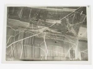 02E17 Fotografie Luft 14/18 Foto Flugzeug Ansicht Anschluss A Satz 1915/16 WWI - Picture 1 of 4