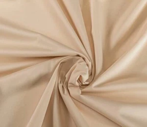 PUL Poly-Urethane Laminated Water Resistant Nude Sand Neutral Fabric BTY A102.10 - Picture 1 of 1