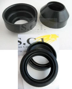 HONDA SL350 CB350 CB350G CL350 CB350F CB360 CB400T CX500 FORK SEAL & DUST SEALS  - Picture 1 of 7