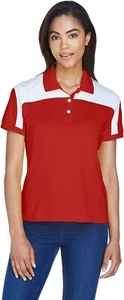 TEAM 365 Womens Short Sleeves Sport Red Shirt Size L - Picture 1 of 6