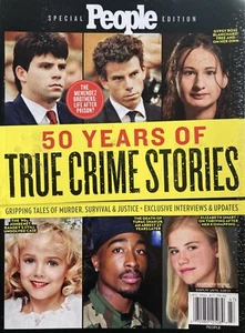 50 YEARS OF TRUE CRIME STORIES 2025 PEOPLE SPECIAL Magazine /TUPAC / JON BENET - Picture 1 of 2