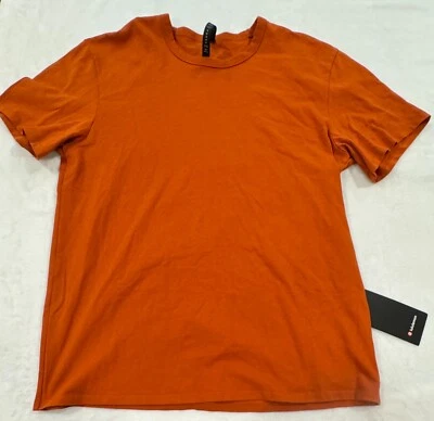 Lululemon 棉质球衣 T 恤 Burnt 橙色 BUOJ 尺寸 L — 第 1/3 张图片