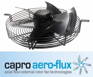 450MM 3-PHASE 6POLE AXIAL FAN + GRILL SUCTION CAPRO AERO FLUX 6D450 415V 935 RPM - Bild 1 von 3