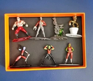 Nano Metalfigs Marvel Guardians of The Galaxy Full Set. Jada Miniature. Pristine - Picture 1 of 4