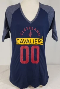 Brand New Women's Majestic NBA Cleveland Cavaliers V-Neck Shirt - M - Picture 1 of 3