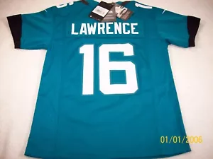 100% AUTHENTIC NWT NIKE YOUTH SMALL JAGUARS #16 TREVOR LAWRENCE FOOTBALL JERSEY - Picture 1 of 9