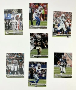 Lote de 7 tarjetas de fútbol americano Panini 2018 NFL fútbol americano paquete Kamara Evans 18 - Imagen 1 de 5