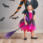 Halloween Miotła czarownic Plastikowe rekwizyty 3 sztuki