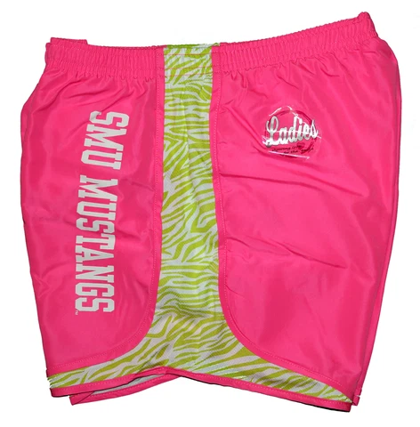NCAA SMU Southern Methodist University Mustangs Women's Woven Running Shorts Cover