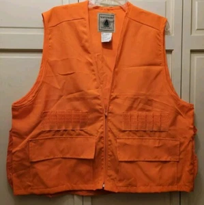 *Men's XL (Extra Large) Orange, Lightweight Hunting Vest by Northwest Territory - Picture 1 of 7