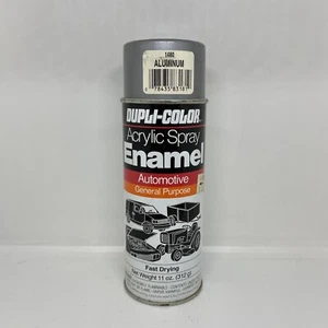 Vintage NEW! Dupli-Color ALUMINUM - 1480 Acrylic spray enamel paint can NOS - Picture 1 of 6