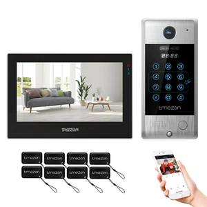 TMEZON HD WLAN Video Türsprechanlage Gegensprechanlage System 7'' Touchscreen - Bild 1 von 9