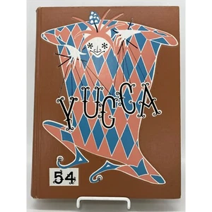 1954 VTG North Texas State College School Yearbook THE YUCCA Denton, Texas - Picture 1 of 8