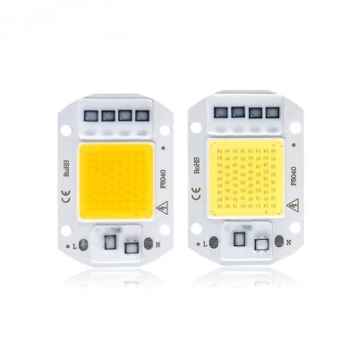 20W 30W 50W LED Floodlight COB Chip 110V/ 220V Input Integrated Smart IC Driver - Image 1 of 4