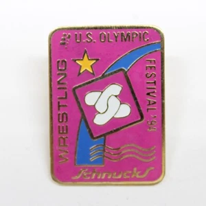 Schnucks US Olympic Festival '94 Wrestling Pin Lapel Enamel Collectible - Picture 1 of 3