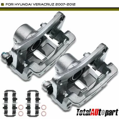 2 Pinzas de freno de disco traseras izquierda y derecha con soporte para Hyundai Veracruz 2007-2012 Foto 1 de 4