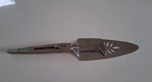 Japanischer Tortenheber aus Edelstahl mit Holzgriff und Klinge - 27cm - Vintage - Bild 1 von 5