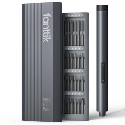 E1 Pro 3.7V (Not Led) Cordless Electric Screwdriver Kit, 3 N.M Torque with 24 Ma - Image 1 of 4