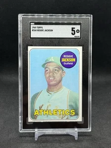 1969 Topps #260 Reggie Jackson SGC 5 EX - Picture 1 of 6