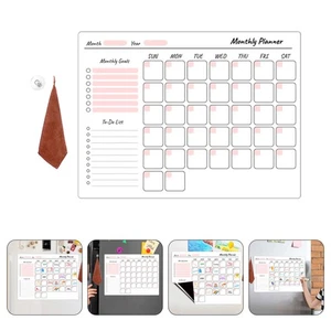  Dry Erase Board Magnetic Fridge Planning Boards for Refrigerator - Picture 1 of 12