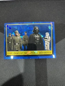 2023 Topps Chrome Sapphire Return Of The Jedi , Imperial Destroyer #206 , New - Picture 1 of 2