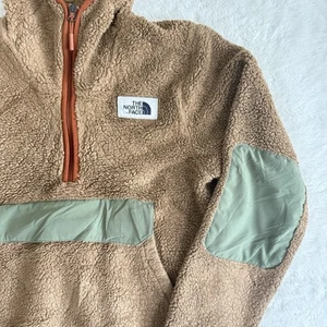 The North Face Campshire Jacke Herren S braun 1\4 Zip Sherpa Fleece Pullover - Bild 1 von 17