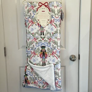 NUTCRACKER BALLET Christmas Dreamy Cotton Gauze Coquette Throw Blanket NWT - Picture 1 of 6