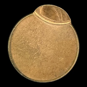 Off Center Struck Error Cent Lincoln Penny Genuine Mint Error Strike - Picture 1 of 2