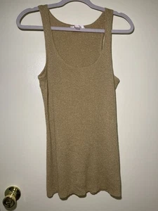 Xhilaration Gold Sleeveless Women's Tank  - Picture 1 of 8