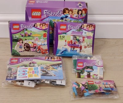 LEGO Friends Sets x6 Cleaned & Complete 2011–2017 Instructions Included - Image 1 of 4