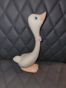 Enesco Precious Moments Kunststoff Spielzeug Gans Figur 8" lila Fliege selten - Bild 1 von 6