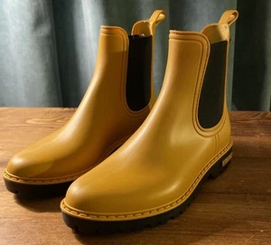 Verbenas Mustard Ankle Wellies Size 7 - Picture 1 of 24