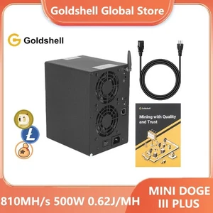Goldshell Mini DOGE 3 III Plus 810MH/s 500W LTC DOGE BELLS Miner with PSU Ready - Picture 1 of 9