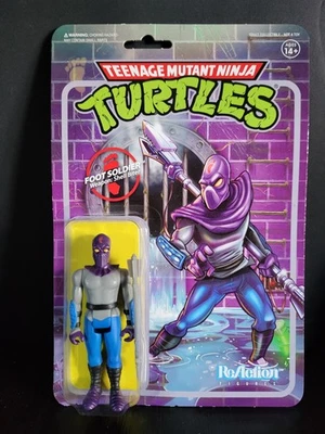 Foot Soldier 2019 TMNT 3,75" SUPER 7 Reaction nuevo sin usar, en caja Foto 1 de 2