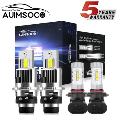 Para Lexus LS430 2004-2006 D2S 9006 LED Faro Bajo + Kit Bombillas Antiniebla Foto 1 de 4