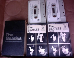 EX RARE 1968 The Beatles WHITE ALBUM 1st issue PAPER LABEL CASSETTE John Lennon - Picture 1 of 16