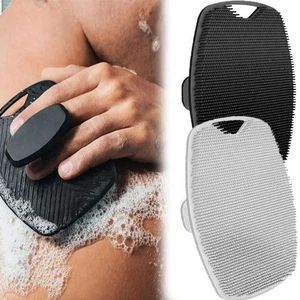 Silikon Body Scrubber Dusche Exfoliating Scrub Schwamm Waschen Massage Brush - Bild 1 von 14