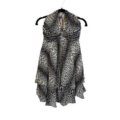 Vestido Roberto Cavalli At H&M Halter Seda 6 Leopardo Fiesta Lujo Edición Limitada Foto 1 de 4